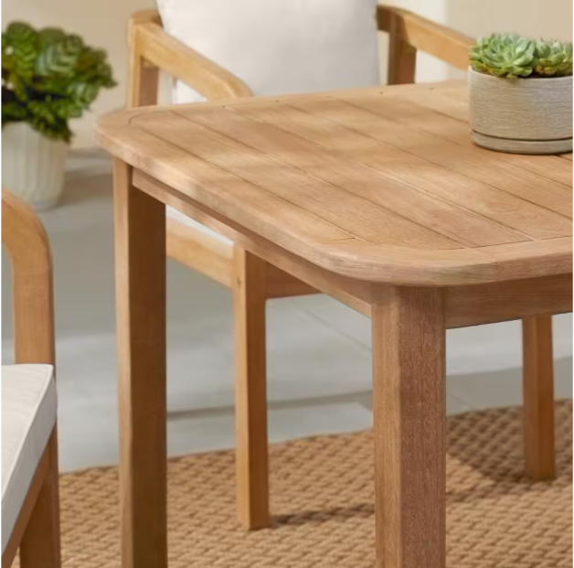 Orleans 5-Piece Eucalyptus Outdoor Dining Set