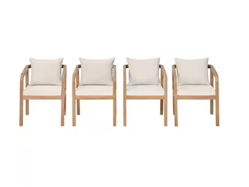 Orleans 5-Piece Eucalyptus Outdoor Dining Set