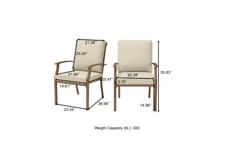 Geneva Brown Wicker Outdoor Patio Stationary Dining Chair Hampton Bay