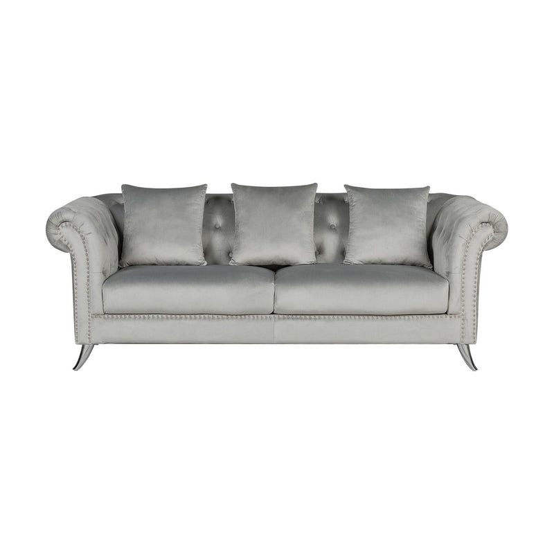 Mia Velvet Sofa Set
