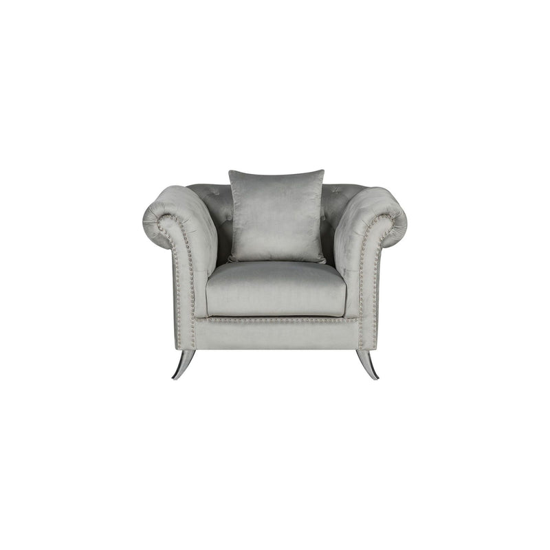 Mia Velvet Sofa Set