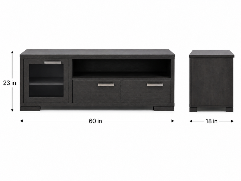 Soild Wood Modern TV Console Handstone