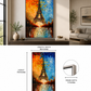 Eiffel Tower Abstract Wall Art