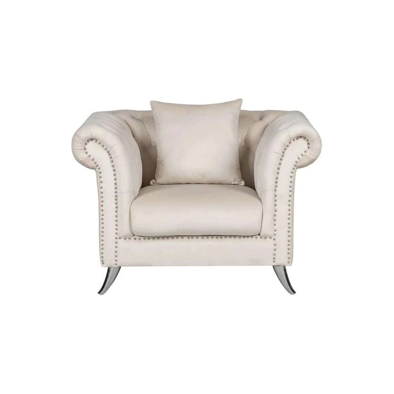 Mia Velvet Sofa Set