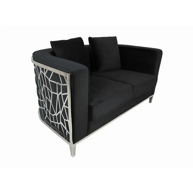 Elizabeth Love Seat Black