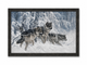 Winter Wolf Pack Framed Wall Art