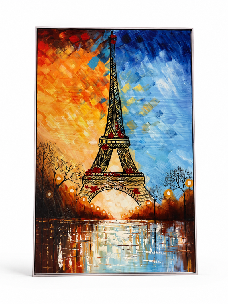 Eiffel Tower Abstract Wall Art