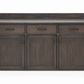 Rustic Solid Wood Sideboard Cabinet