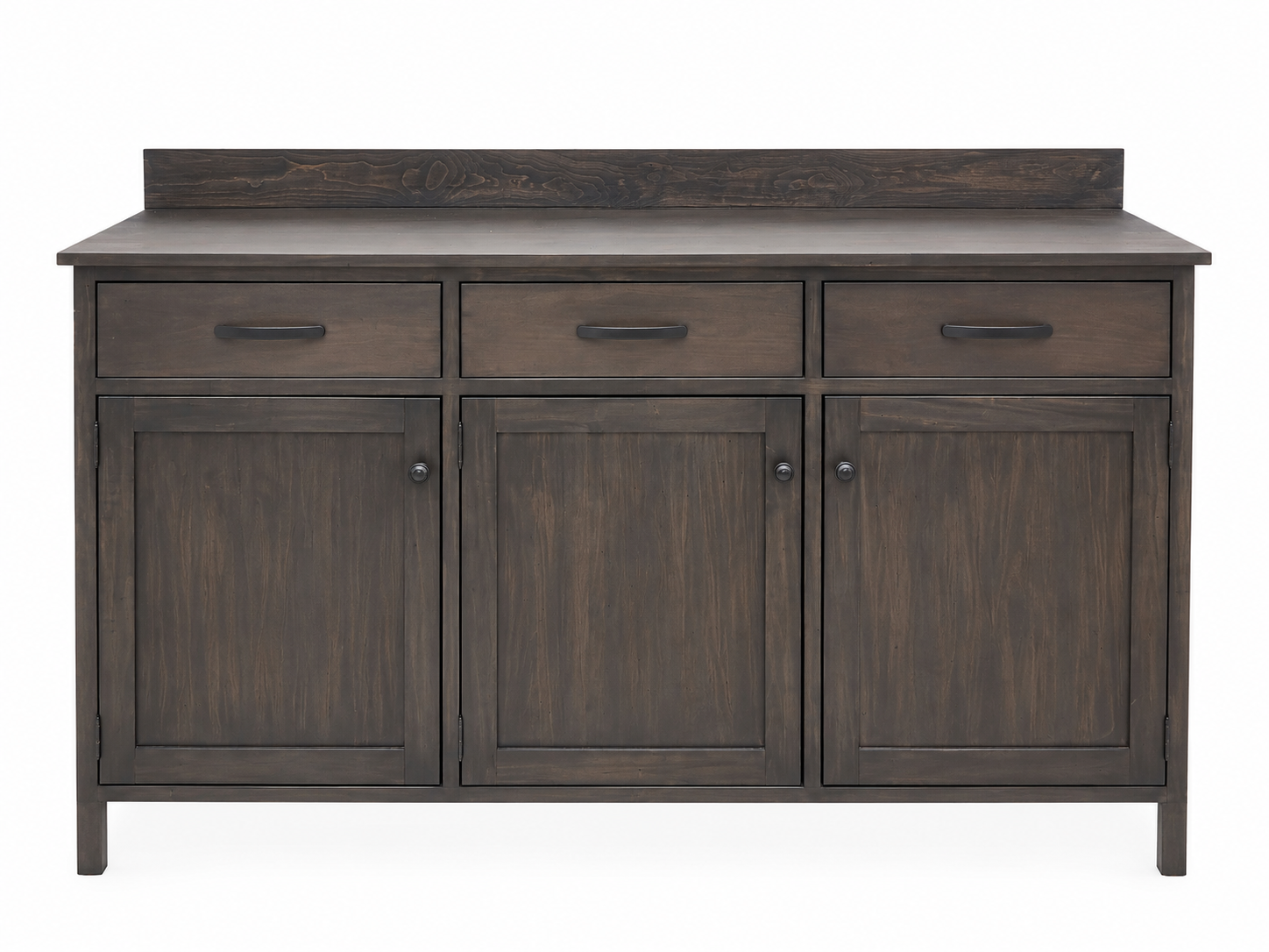 Rustic Solid Wood Sideboard Cabinet