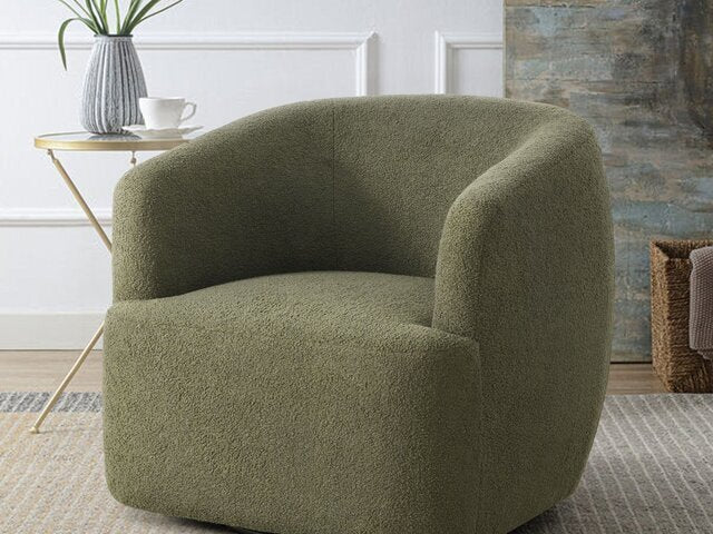 Sofia Swivel Chair Green