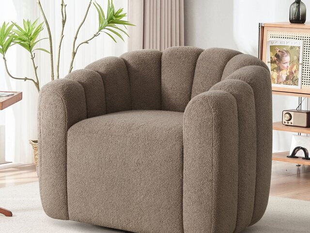 Sasha Swivel Chair Coffee