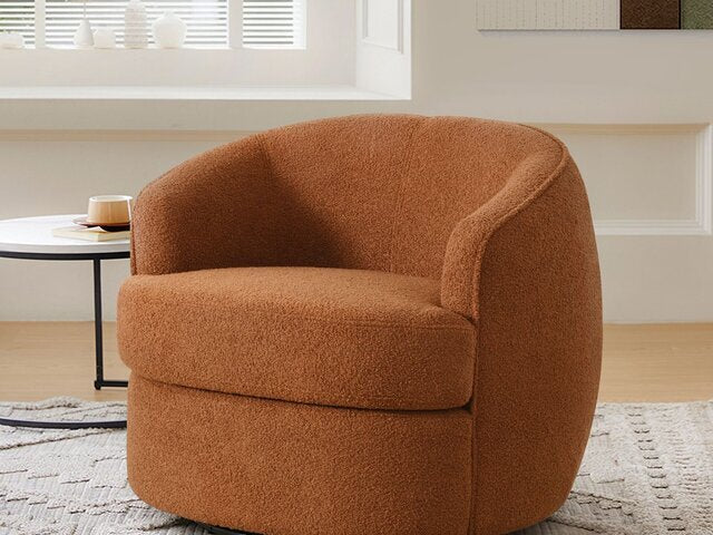 Sloane Swivel Chair Caramel