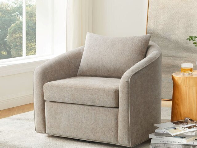 Soren Swivel Chair Brown