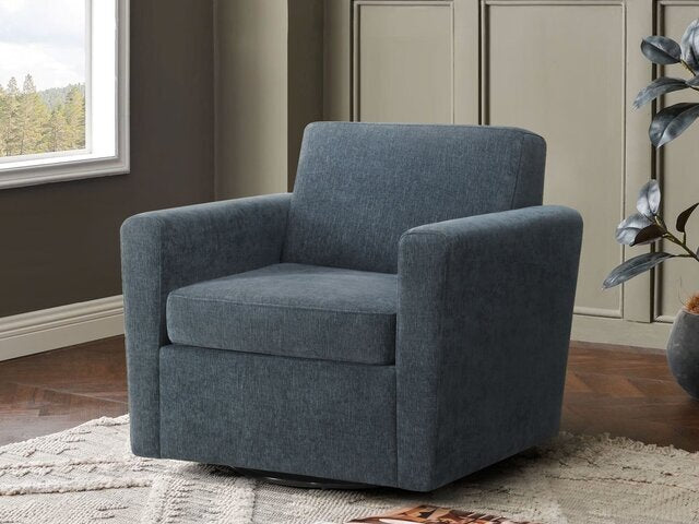 Seth Swivel Chair Navy