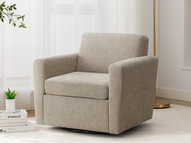 Seth Swivel Chair Brown