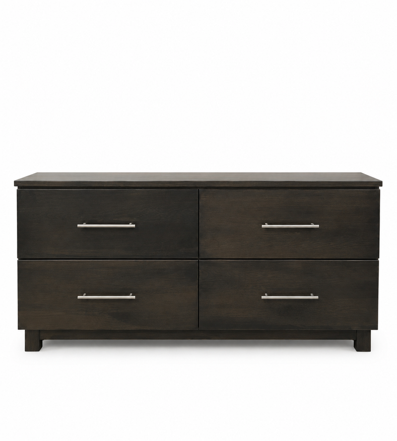 Solid Wood 4-Drawer Dresser
