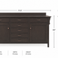 Handstone Solid Wood Sideboard Buffet Cabinet