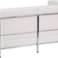 Flash Furniture Hercules Regal Series Contemporary White Leather Love Seat with Encasing Frame