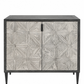 Geometric Pattern Accent Cabinet Uttermost