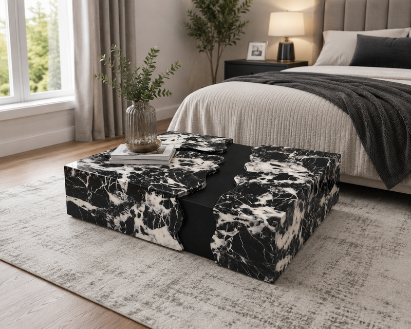 Sculpt Marble Coffee Table