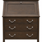 Dark Wood Secretary Desk with Drawers