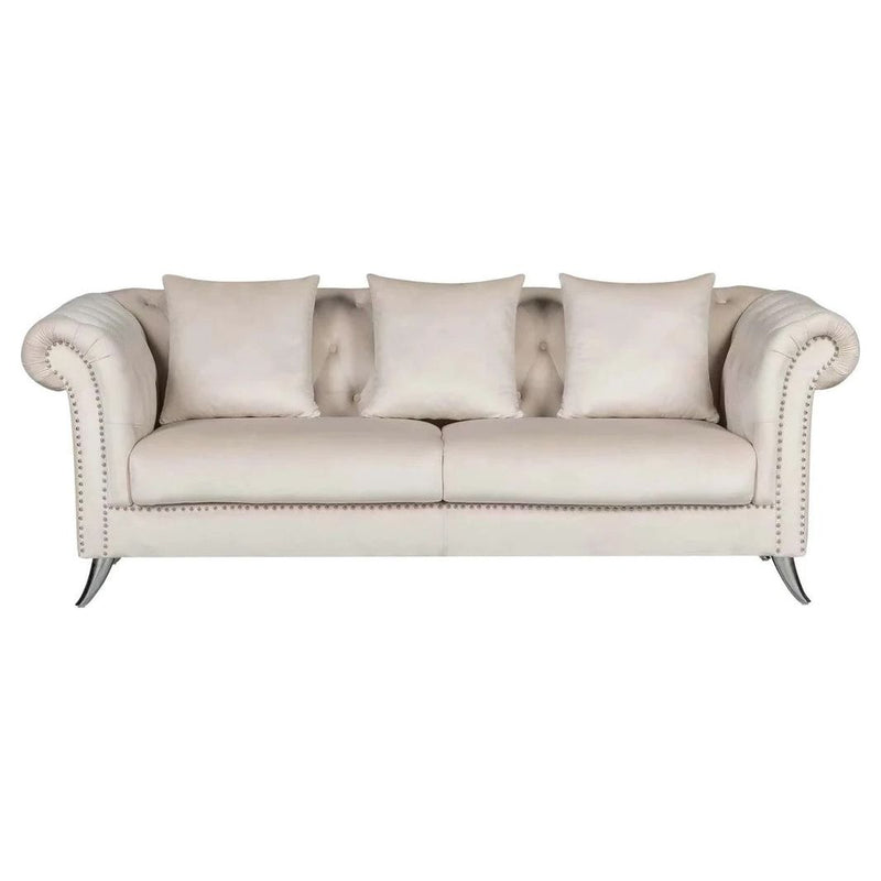 Mia Velvet Sofa Set