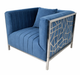 Valentine Arm Chair Blue