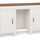 Two-Tone Brown Maple Sideboard Handstone