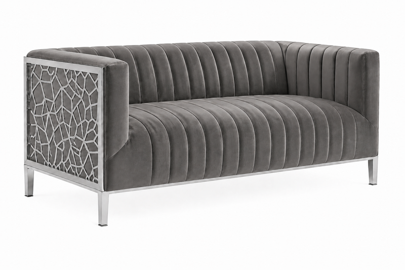 Valentine Love Seat Grey