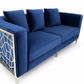 Elizabeth 3 Seat Sofa Blue