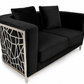 Elizabeth Love Seat Black