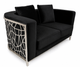 Elizabeth Love Seat Black