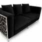 Elizabeth 3 Seat Sofa Black