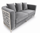 Elizabeth 3 Seat Sofa Grey