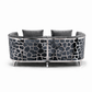 Elizabeth Love Seat Grey