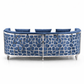 Elizabeth 3 Seat Sofa Blue