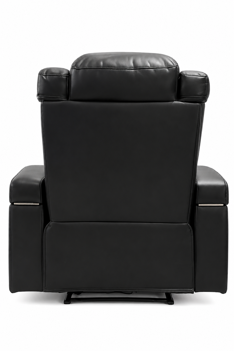 Luxora Diamond Elite Recliner with LED Lighting – Black