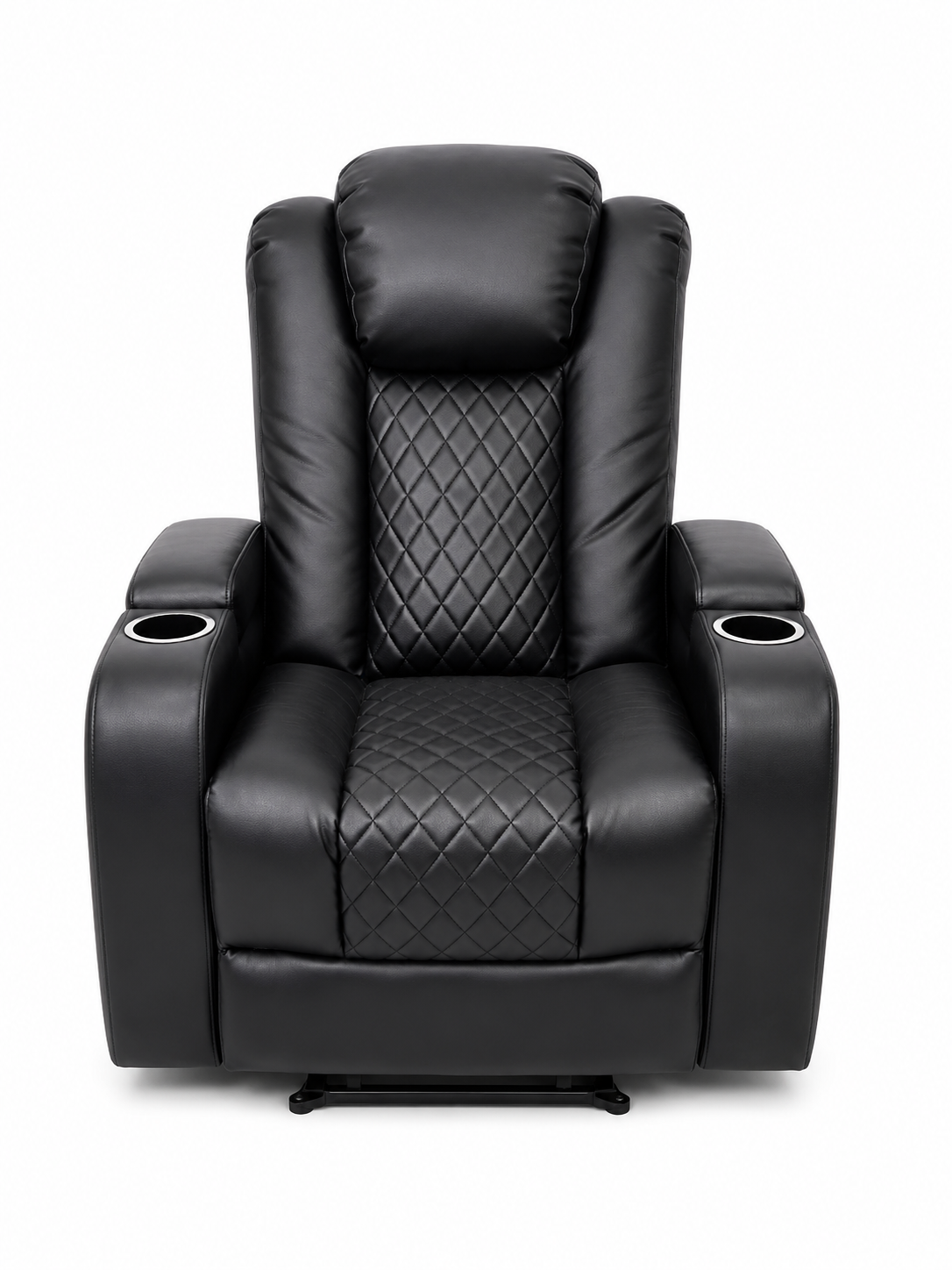Luxora Diamond Elite Recliner with LED Lighting – Black