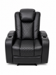 Luxora Diamond Elite Recliner with LED Lighting – Black
