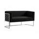 Cinderella Loveseat Sofa Black