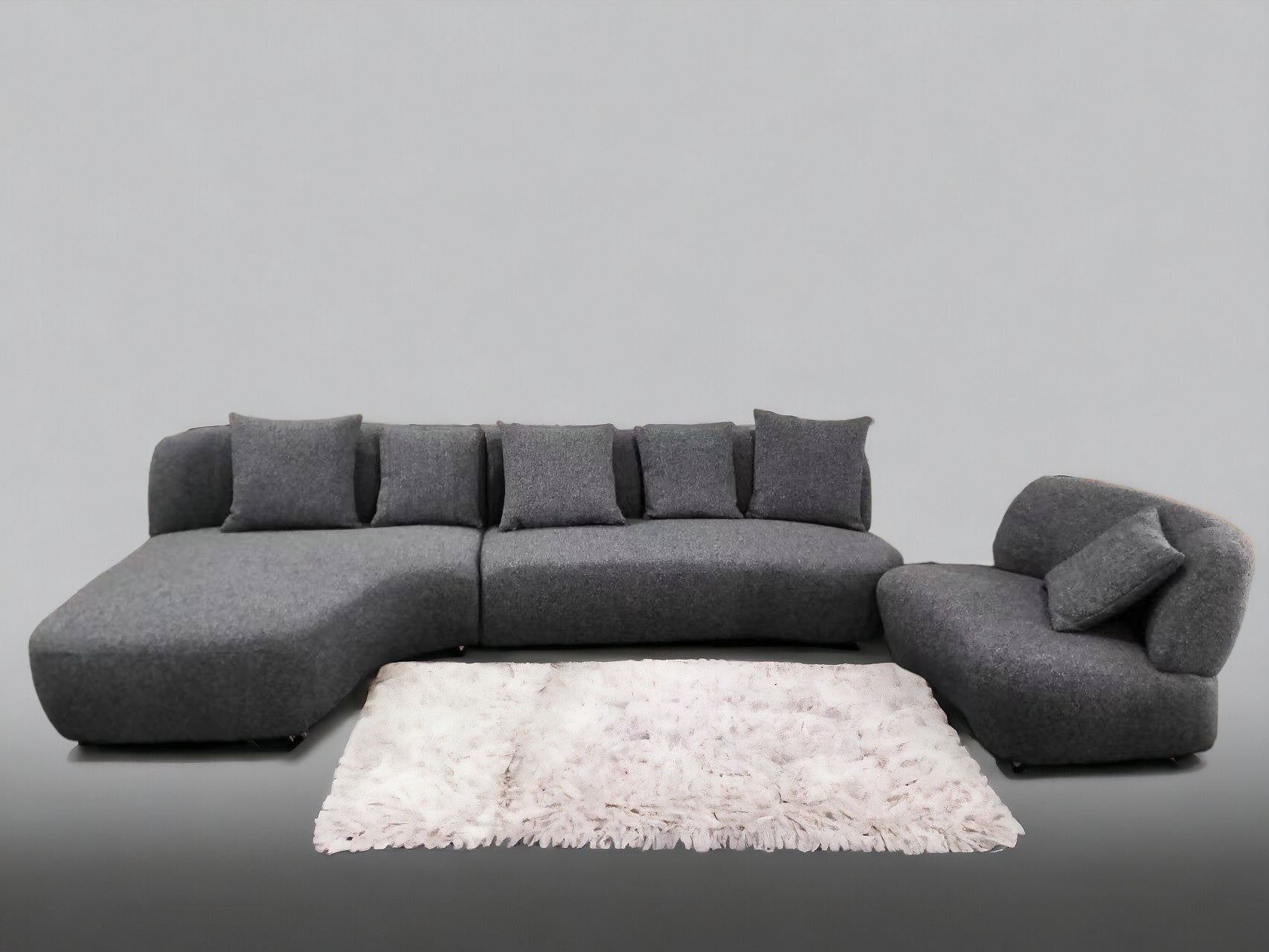 Torino full Corner fabric sofa