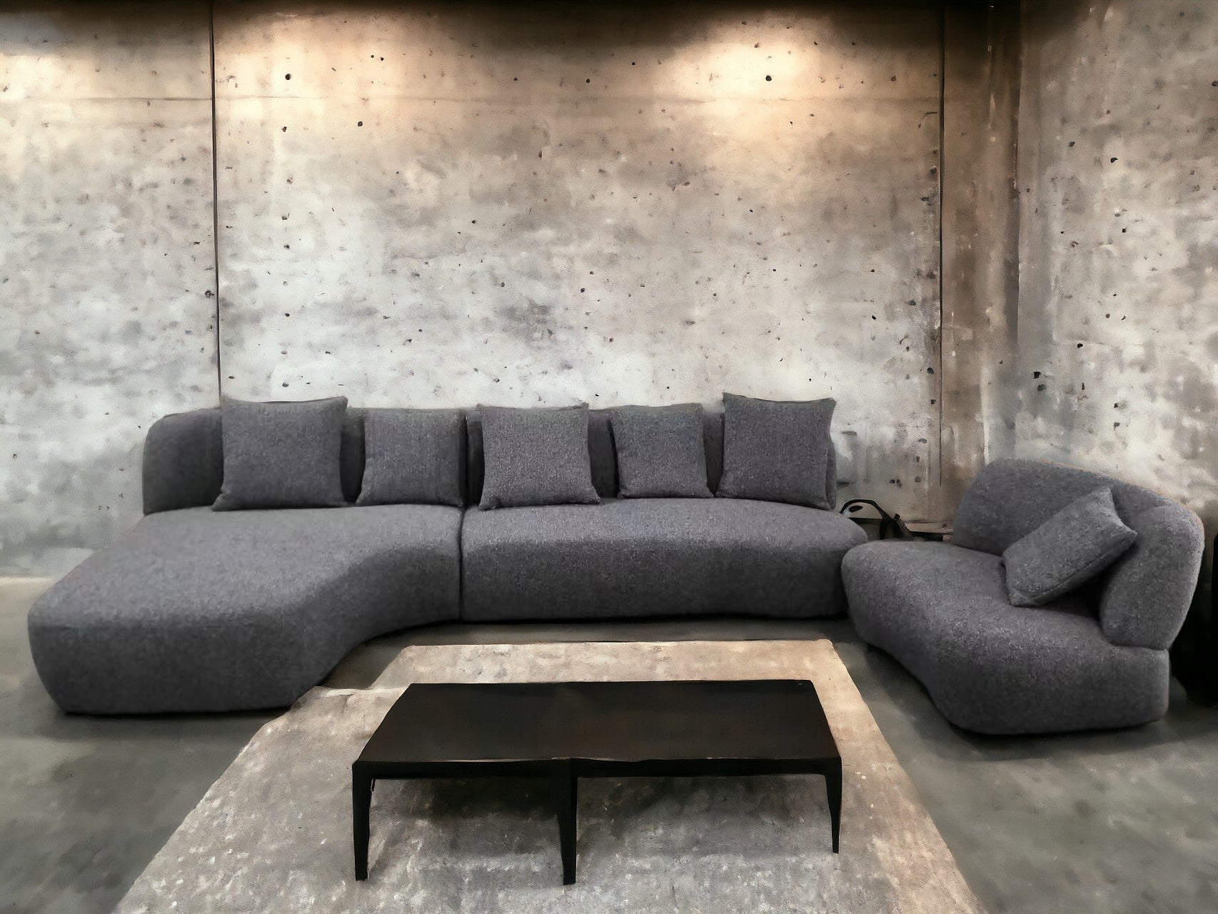 Torino full Corner fabric sofa