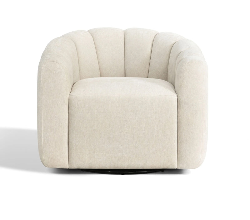 Sasha Swivel Chair Cream