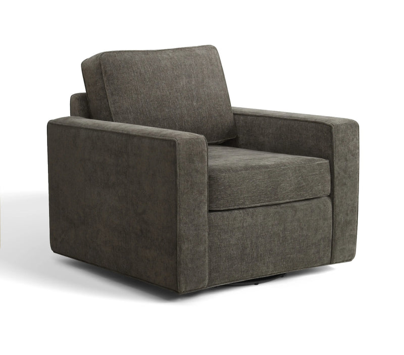 Skyler Swivel Chair Chocolate