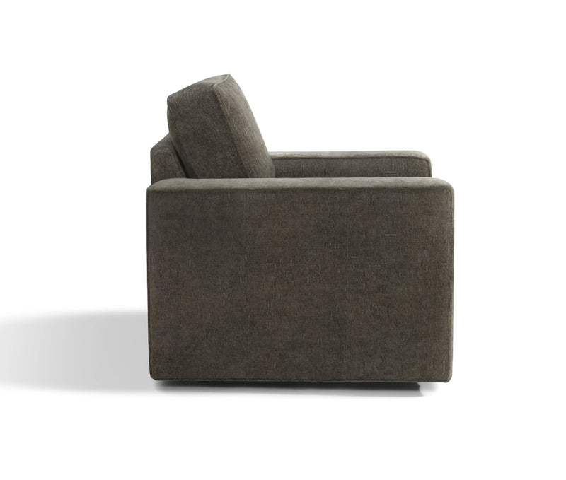 Skyler Swivel Chair Chocolate