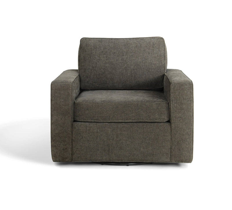 Skyler Swivel Chair Chocolate