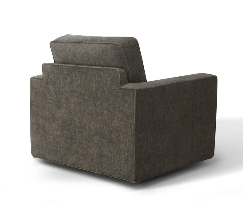 Skyler Swivel Chair Chocolate