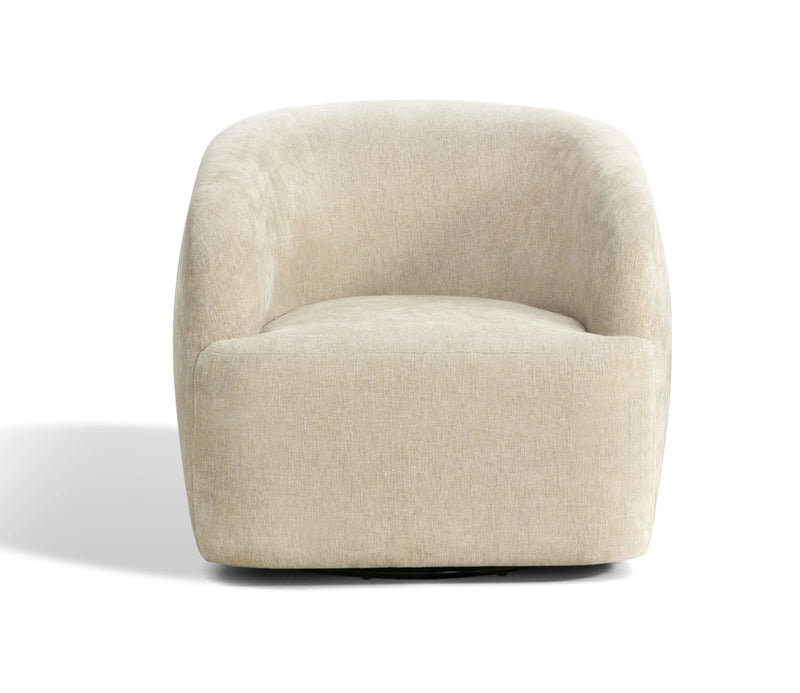 Sofia Swivel Chair Light Brown