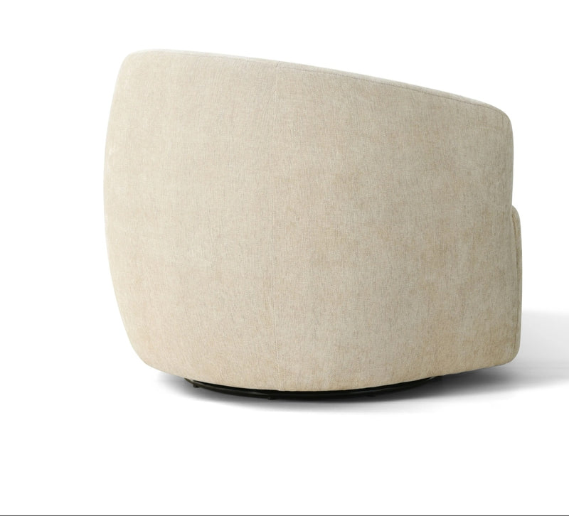 Sofia Swivel Chair Light Brown