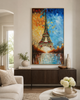 Eiffel Tower Abstract Wall Art